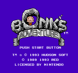 US Title Screen